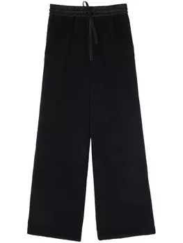 Jil Sander широкие брюки с кулиской, черный