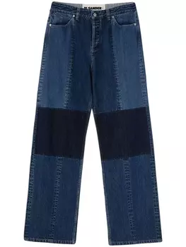 Jil Sander широкие джинсы, синий