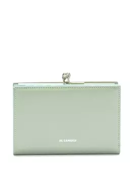 Jil Sander складной кошелек, зеленый