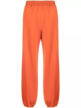 Jil Sander спортивные брюки прямого кроя, оранжевый