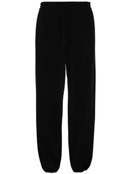 Jil Sander спортивные брюки с завышенной талией, черный