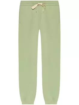 Jil Sander спортивные штаны с логотипом, зеленый