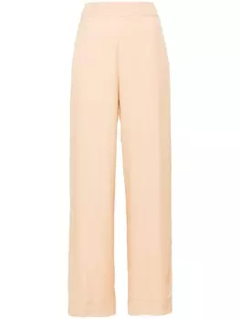 Jil Sander строгие брюки прямого кроя, нейтральный цвет