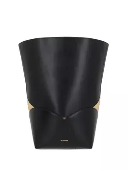 Jil Sander сумка через плечо Curve, черный