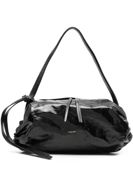 Jil Sander сумка на плечо Cushion среднего размера, черный