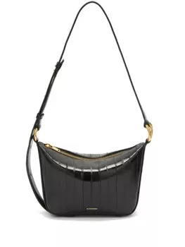 Jil Sander сумка на плечо Fold с логотипом, черный