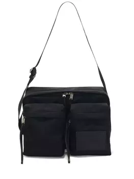 Jil Sander сумка на плечо Outdoor из канваса, черный