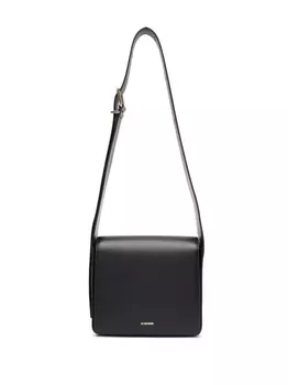 Jil Sander сумка на плечо с логотипом, черный