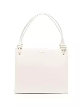 Jil Sander сумка на плечо с логотипом, нейтральный цвет