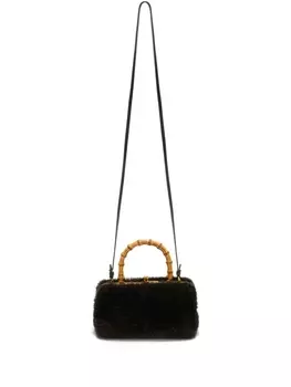 Jil Sander сумка-тоут Goji размера мини, коричневый