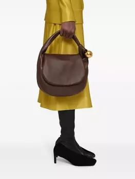 Jil Sander сумка-тоут Sphere, коричневый