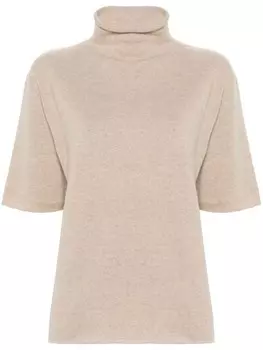 Jil Sander свитер с высоким воротом, нейтральный цвет