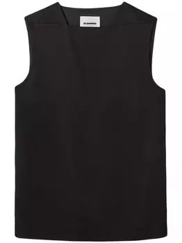 Jil Sander **Топ:**, черный
