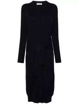 Jil Sander трикотажное платье, синий