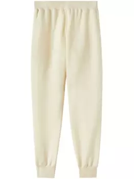 Jil Sander трикотажные джогеры, нейтральный цвет