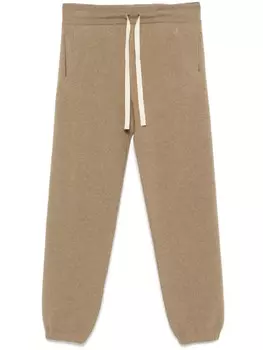 Jil Sander трикотажные спортивные брюки, коричневый