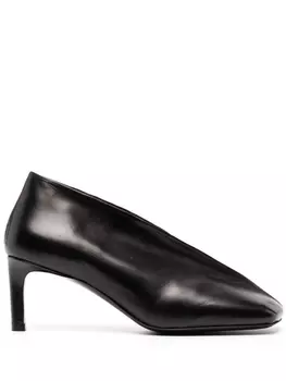 Jil Sander туфли с квадратным носком, черный