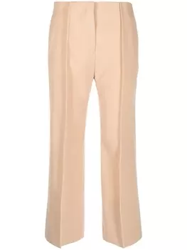 Jil Sander укороченные брюки, нейтральный цвет