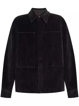 Jil Sander вельветовая рубашка, черный