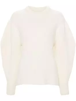 Jil Sander вязаный свитер, нейтральный цвет