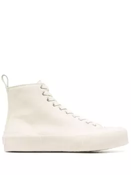 Jil Sander высокие кеды, нейтральный цвет