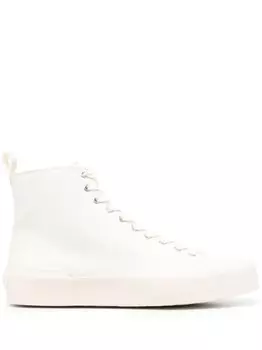 Jil Sander высокие кроссовки, белый