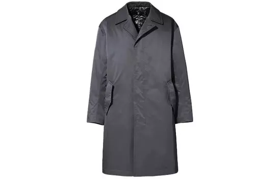 Мужское пальто UNIQLO +J Padded Oversized, 08 темно-серый