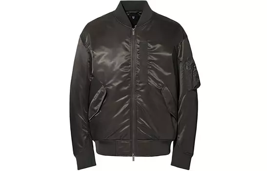 Бомбер Uniqlo +J Hybrid Down Oversized MA-1, 07 серый