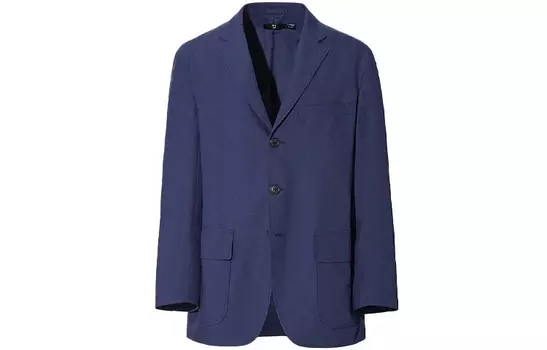 Jil Sander X FW20 Jil Sander Collaboration Series деловой костюм мужской темно-синий Uniqlo, темно-синий