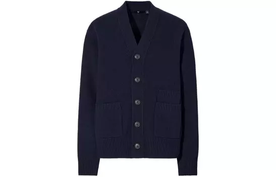 Jil Sander X FW20 Jil Sander Collaboration Series свитер мужской индиго Uniqlo, индиго