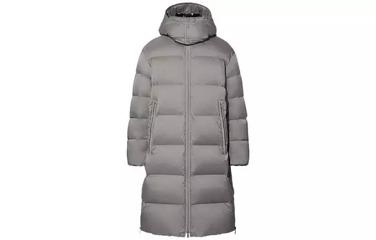 Jil Sander X FW20 Jil Sander Collaboration Series пуховик мужской темно-бежевый Uniqlo, темно-бежевый