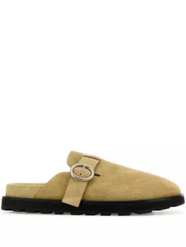 Jil Sander замшевые слиперы, нейтральный