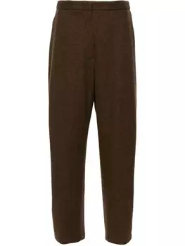 Jil Sander зауженные брюки, коричневый