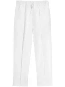 Jil Sander зауженные брюки с эластичным поясом, белый