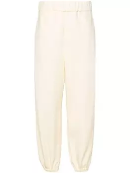 Jil Sander зауженные брюки с завышенной талией, нейтральный цвет