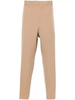 Jil Sander зауженные шерстяные брюки, нейтральный цвет