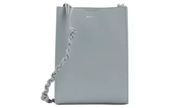 JIL SANDER Женская кожаная сумка через плечо, синяя