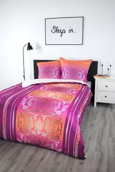 Jilda-Tex благородный сатин постельное белье с цифровым принтом "Барокко" сатиновое постельное белье 100% хлопок Dero Textilien