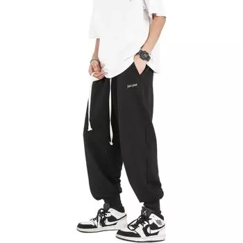 JIMI&JONS Трикотажные спортивные штаны унисекс, Черный