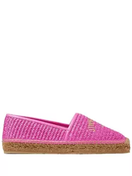 Jimmy Choo эспадрильи Brie из рафии, розовый