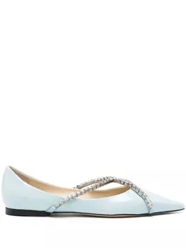 Jimmy Choo балетки Genevi Flat, синий