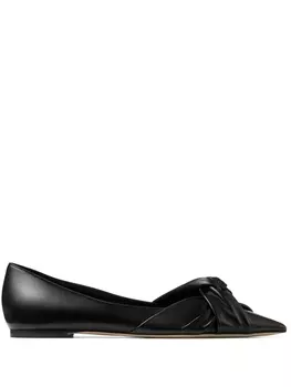 Jimmy Choo балетки Hedera с узлом, черный