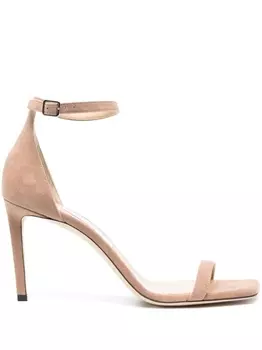Jimmy Choo босоножки Alva 85 на шпильке, розовый