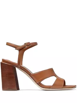 Jimmy Choo босоножки Ellison 85, коричневый