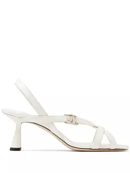 Jimmy Choo босоножки Jess 65, нейтральный цвет