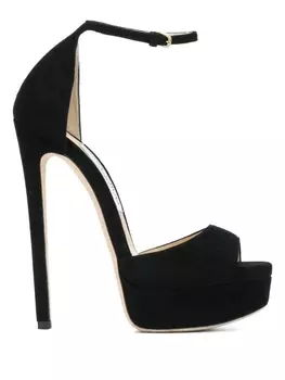 Jimmy Choo босоножки Max 150 на платформе, черный