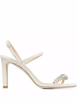 Jimmy Choo босоножки Meira 85, белый
