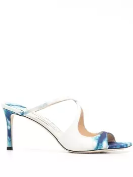 Jimmy Choo босоножки с принтом, белый