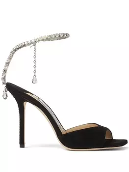 Jimmy Choo босоножки Saeda 100, черный