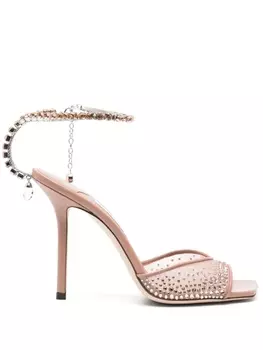 Jimmy Choo босоножки Saeda 100, розовый